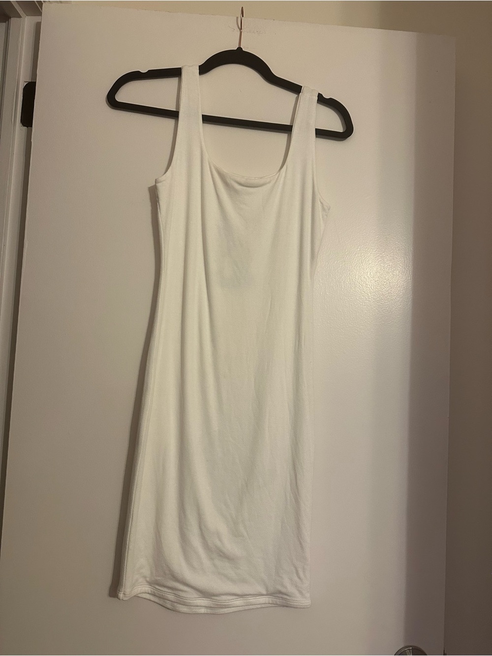 naked wardrobe White Sleeveless Tank Dress